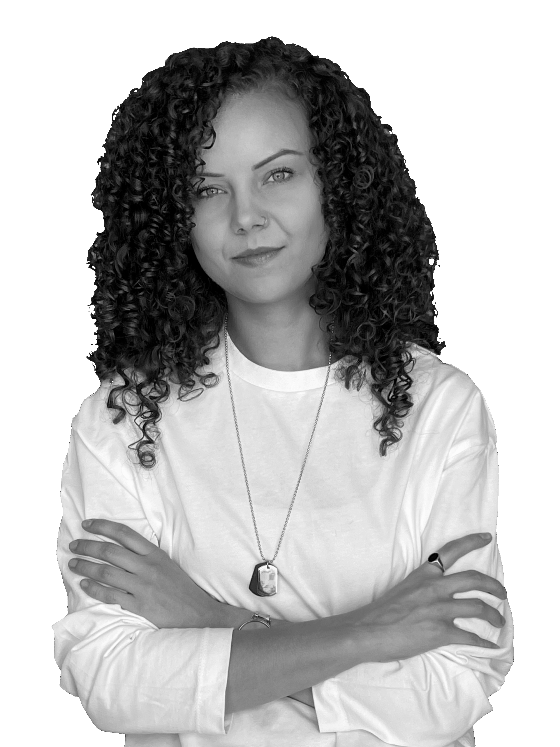 Aga zdjęcie czarno-białe